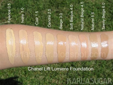 chanel lift lumiere foundation reviews.